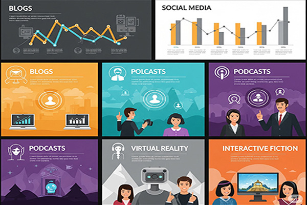 Director working with digital film equipment on set