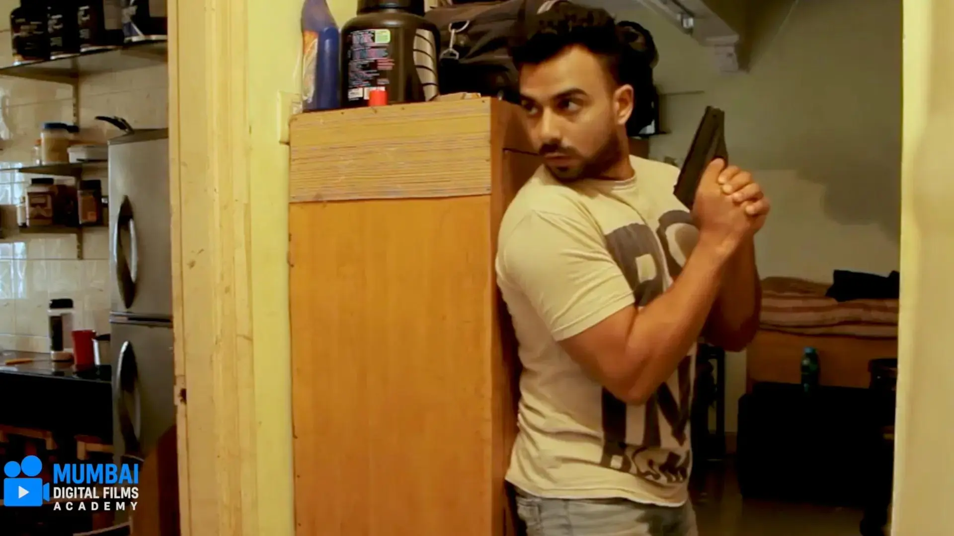 MDFA Film Academy students shooting a short film in Mumbai